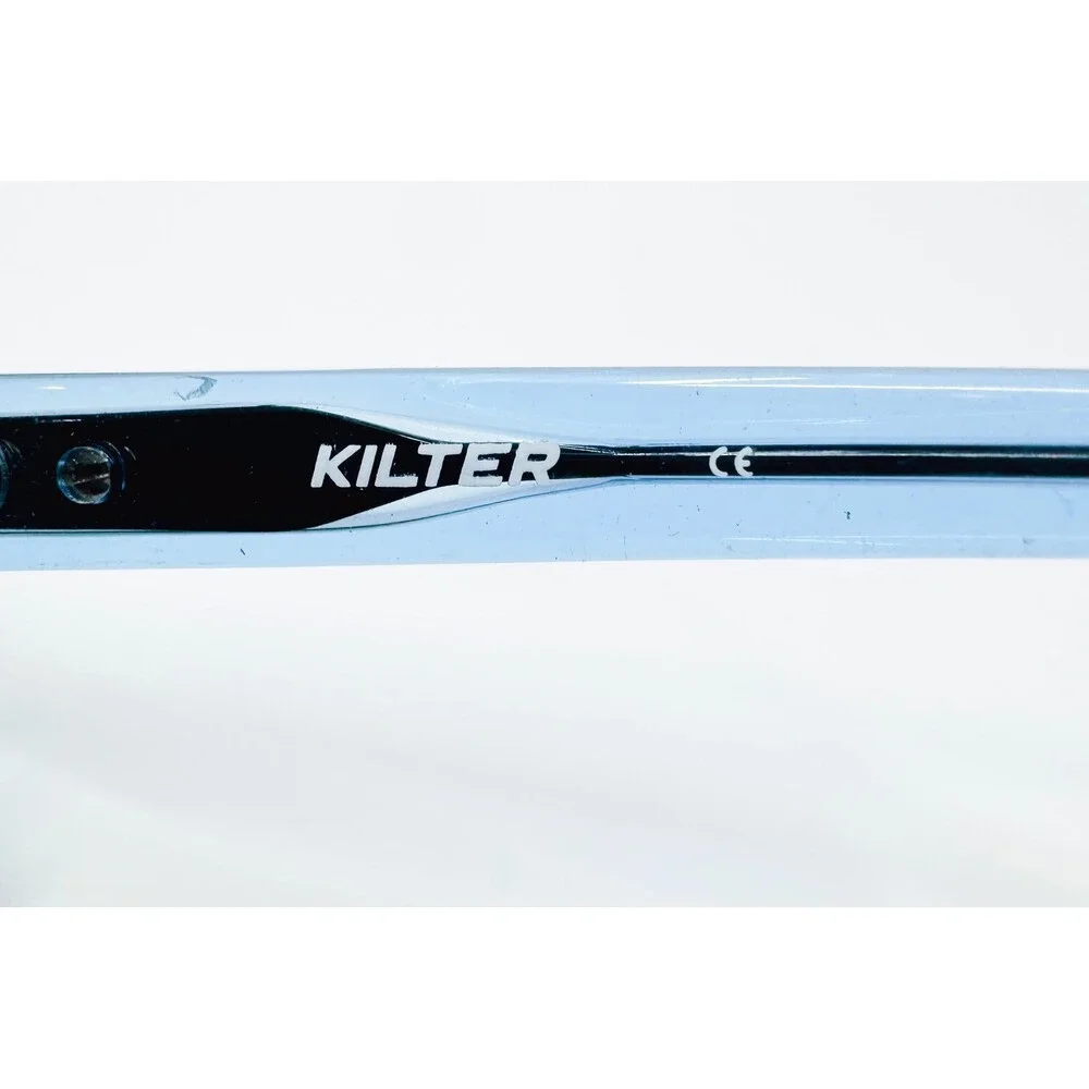 Kilter Eyeglasses Frames Womens Black Blue K5003 001 49-15-135 Full Rim Eyewear